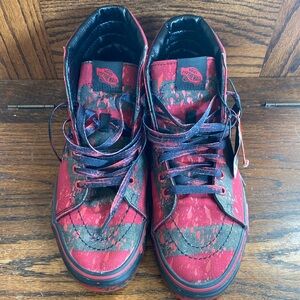 Vans Sk8 Hi House Of Terror Horror Nightmare On Elm‎ Street Shoes 2021